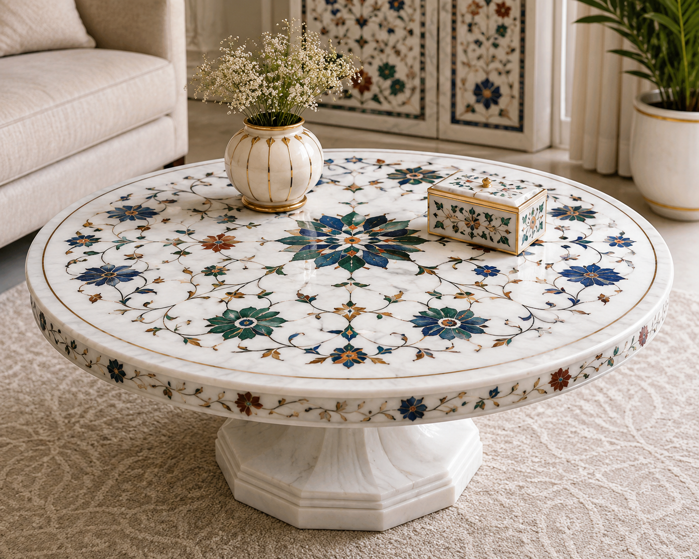 Luxury Marble Inlay Home Decor: Timeless Elegance for Modern Interiors