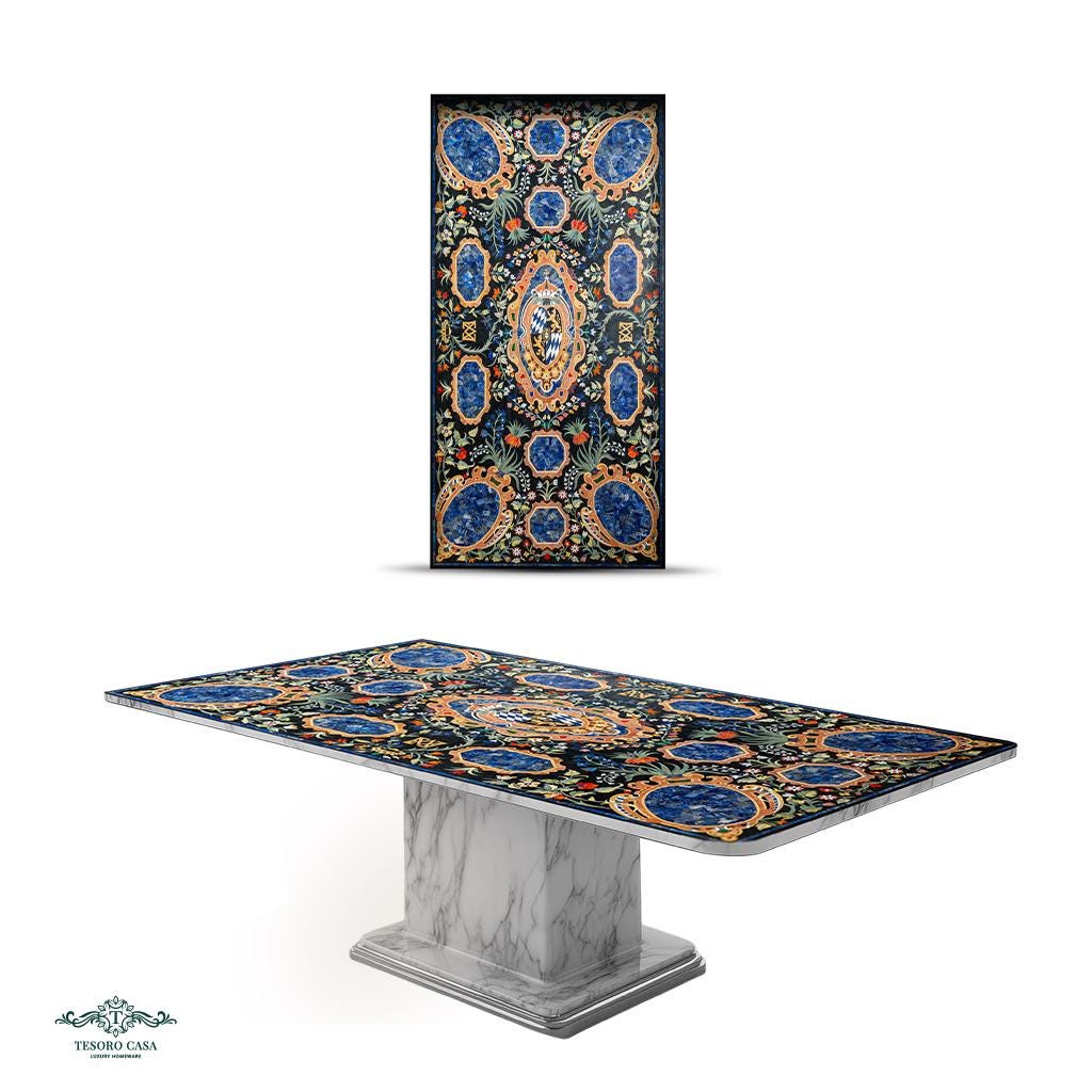Pietra  Dura Inlay work Dining Table