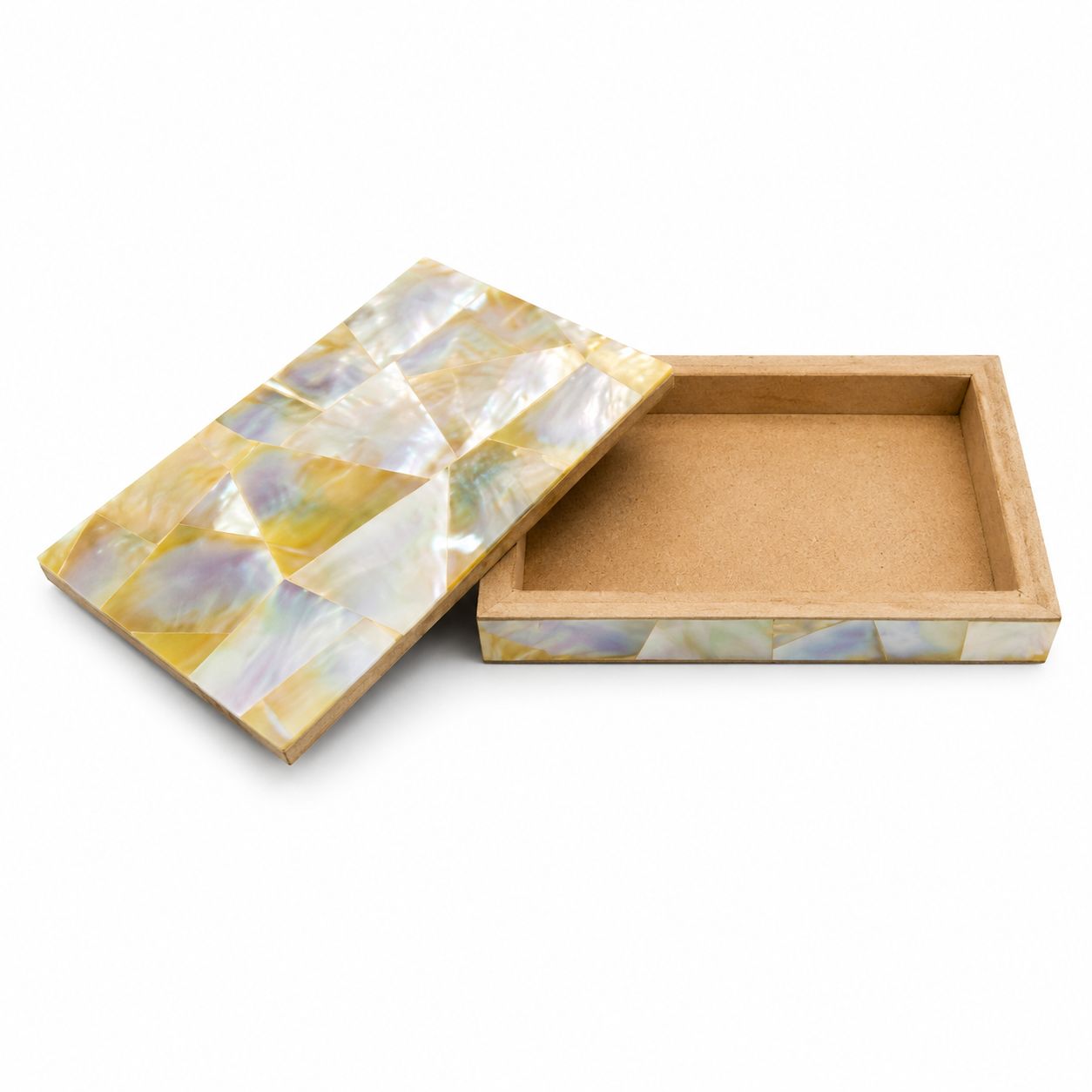 Mother of Pearl Decorative Storage Box with Lid
