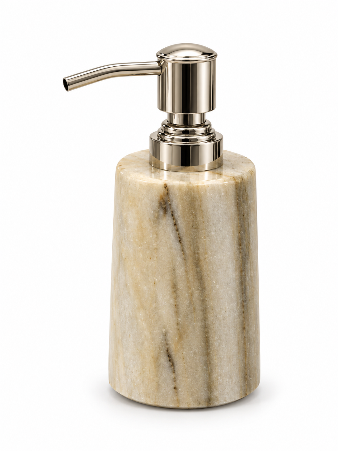 Natural Stone Soap Dispenser with Stainless Steel Pump