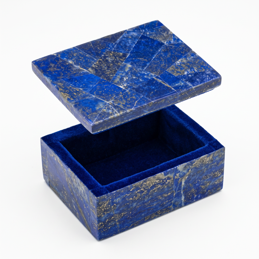 Lapis Lazuli Decorative Storage Box