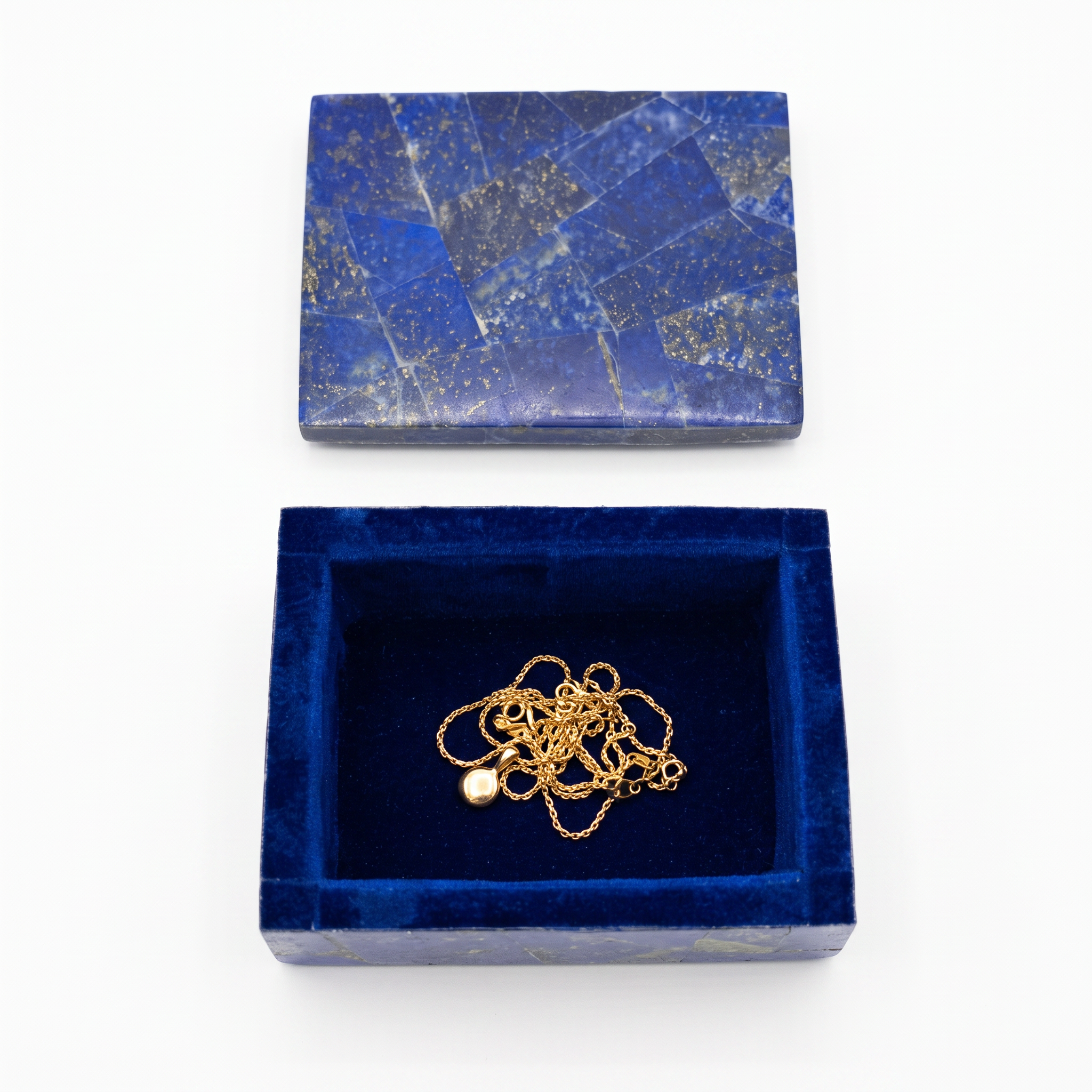 Lapis Lazuli Decorative Storage Box