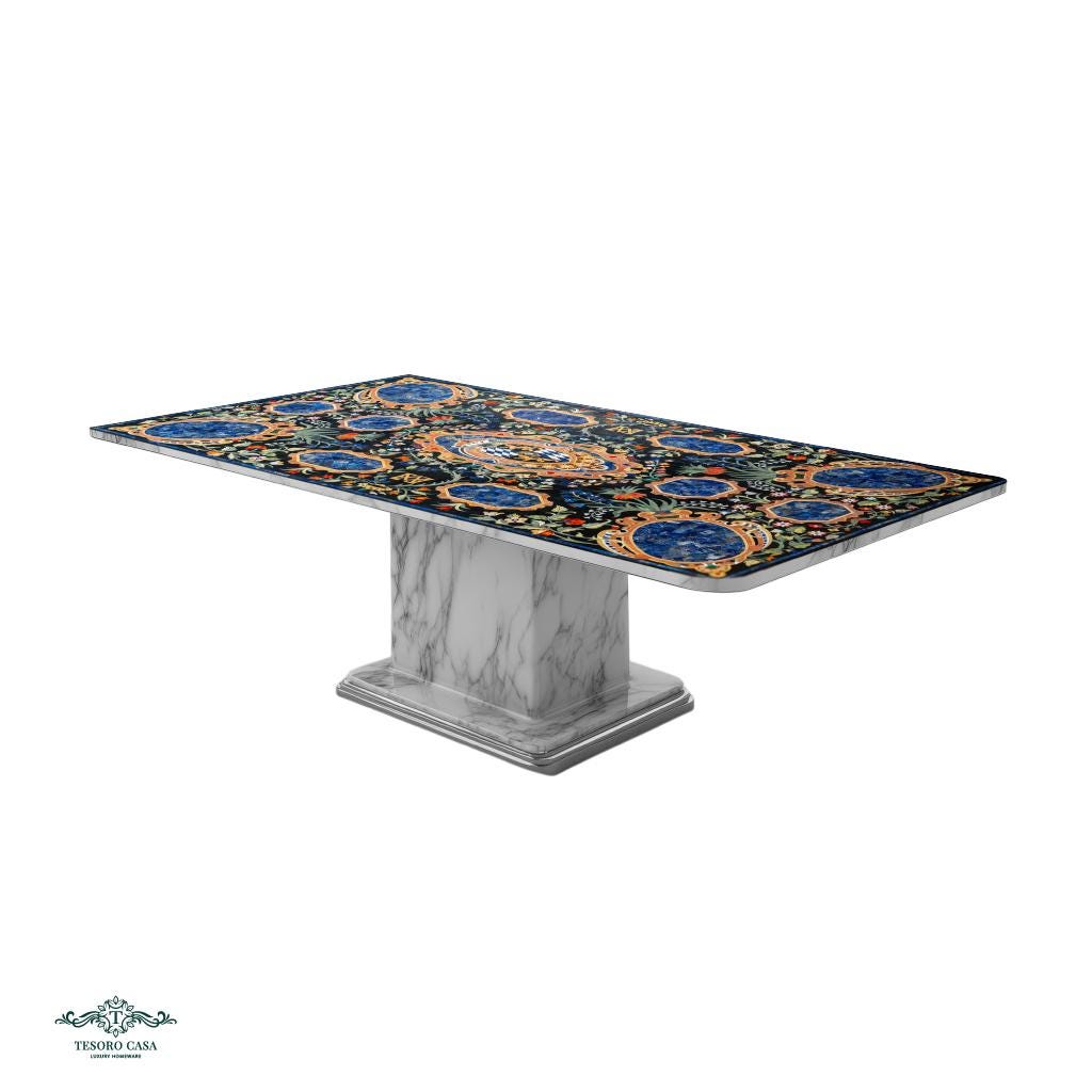 Pietra  Dura Inlay work Dining Table