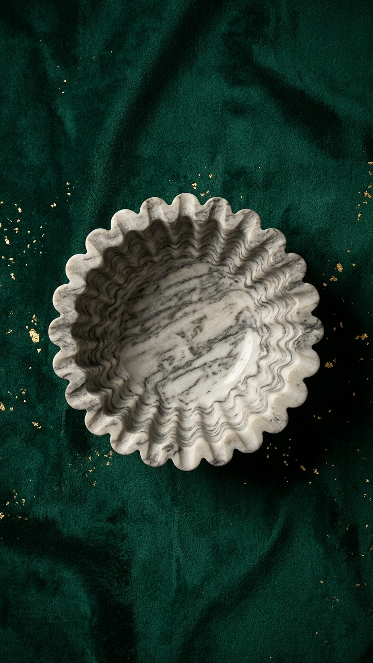 Decorative Stone Display Bowl for Luxury Interiors