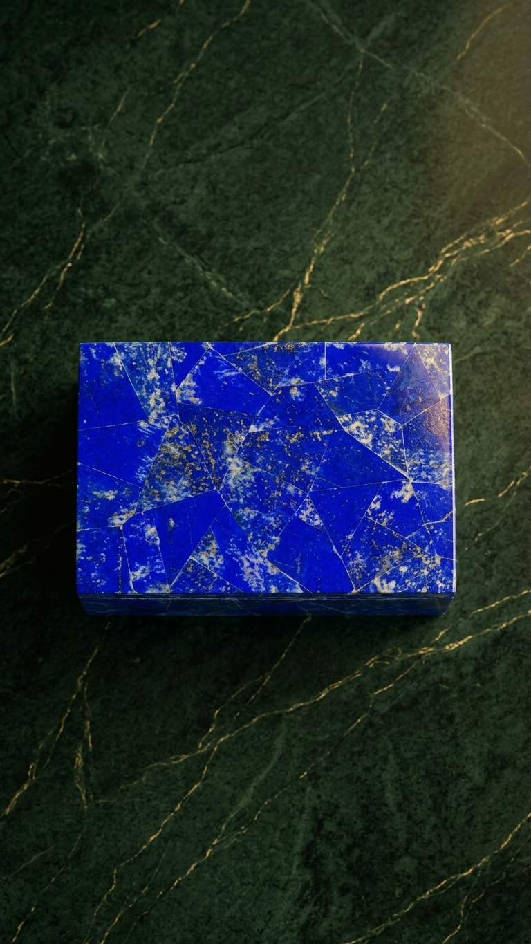 Lapis Lazuli Decorative Storage Box