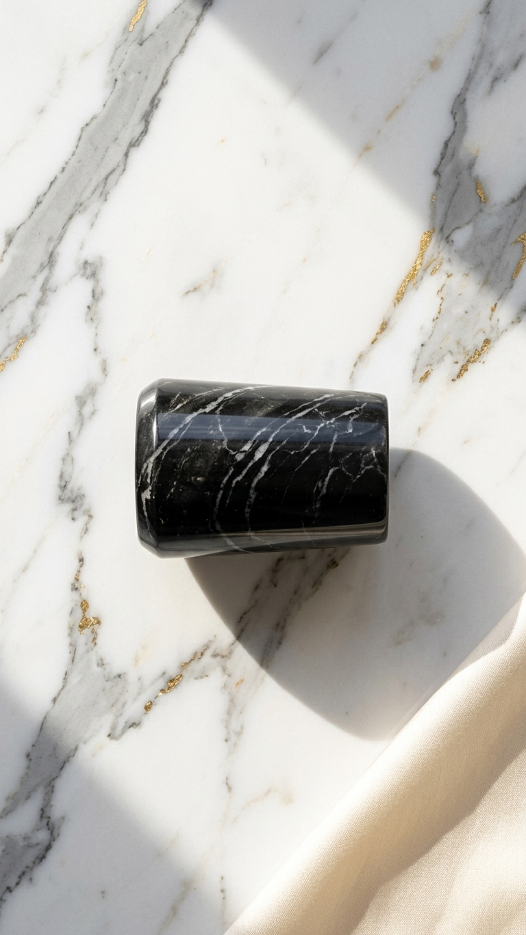 Luxury Stone Soap Dispenser with Metal Pump