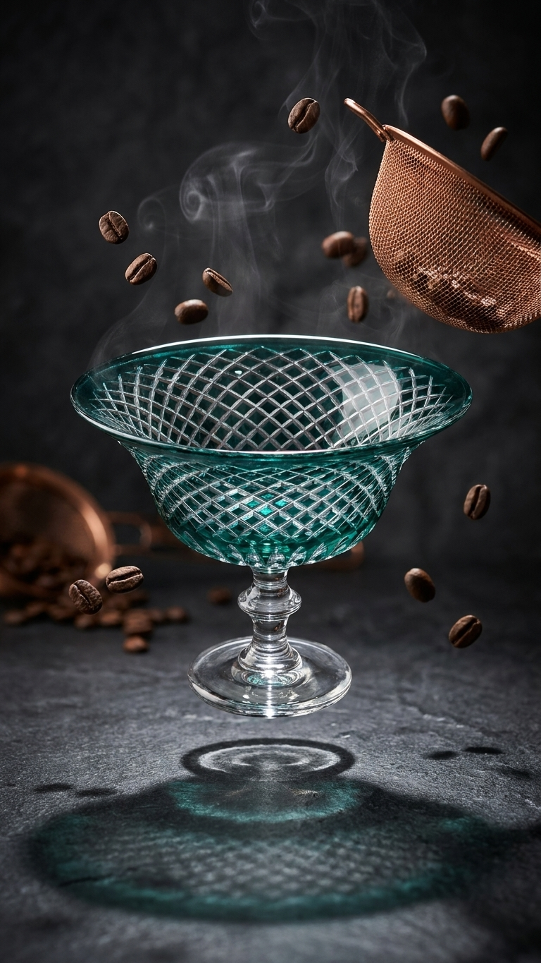 Emerald Glass Pedestal Decorative Bowl